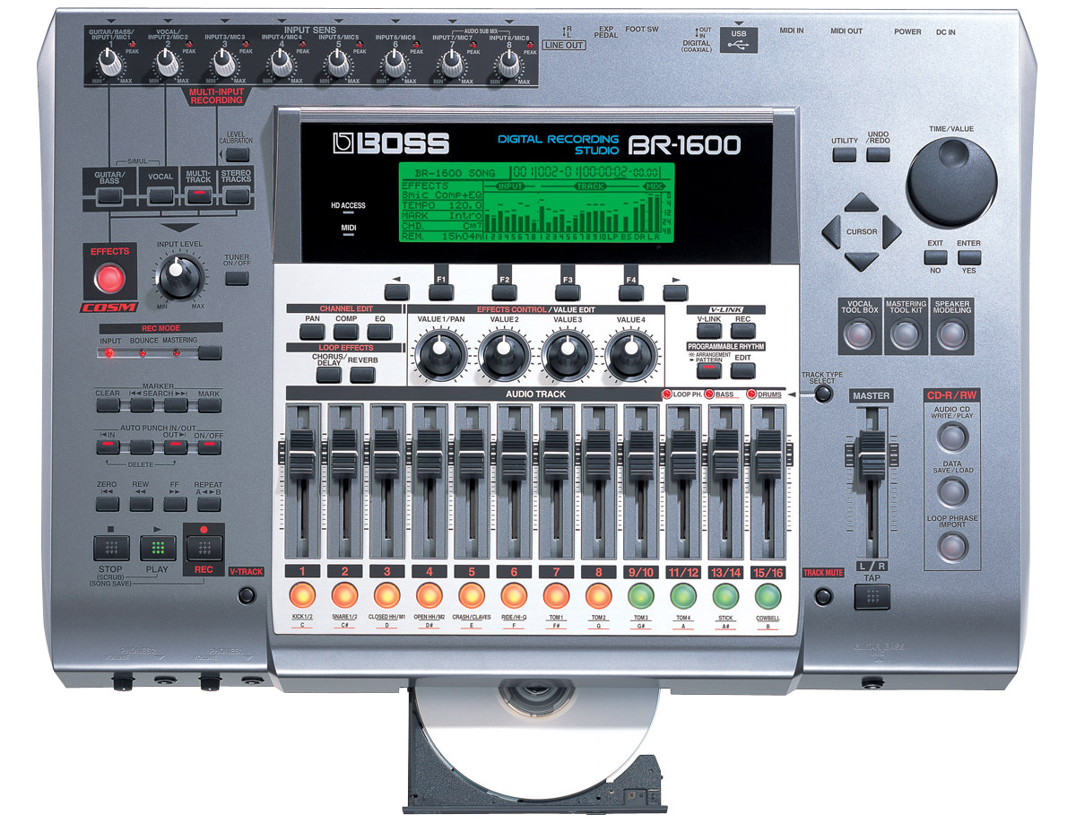 Grabador Roland BR-1600CD Digital Recording Studio